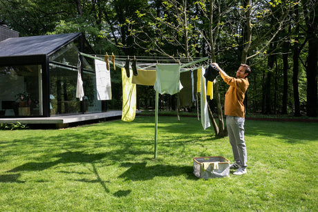 Una visión fresca sobre secar la ropa al aire libre
