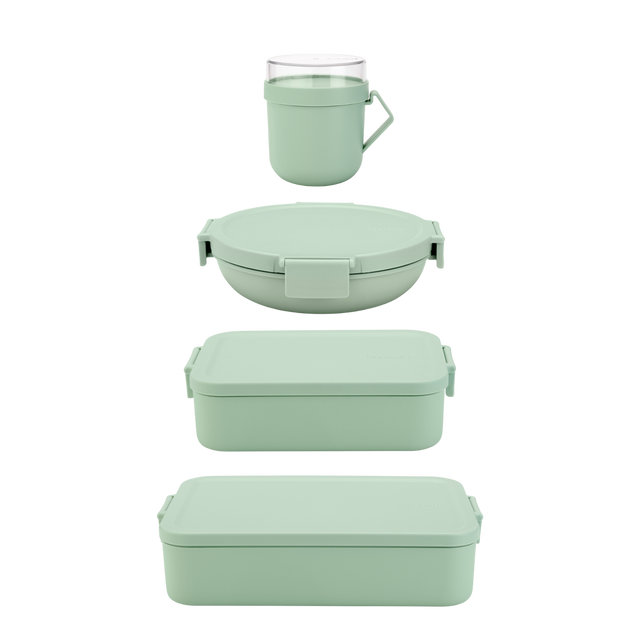 Pack Contenedores de Almuerzo Jade