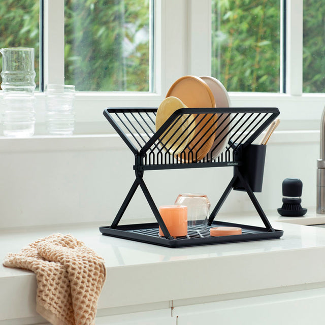 Secaplatos plegable SinkSide Dark Grey