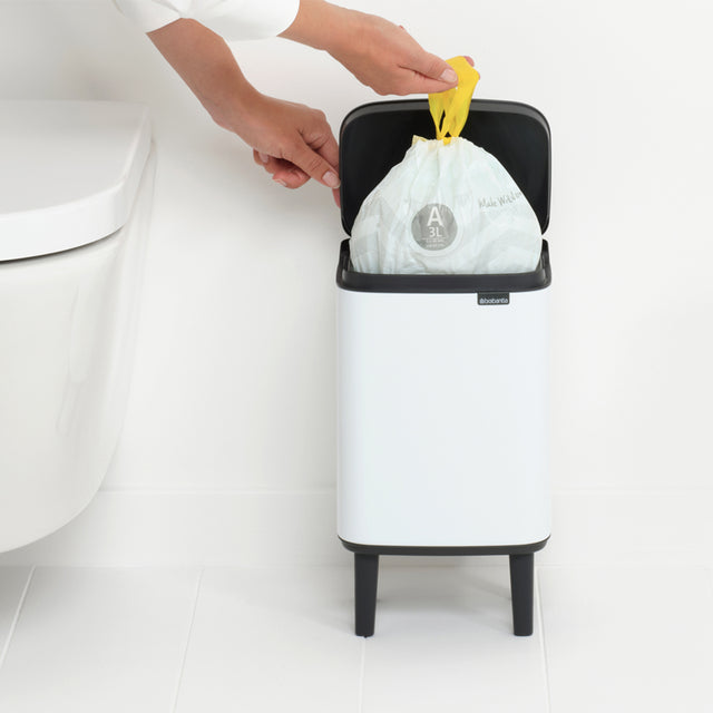 Basurero Bo Hi 4 Lt White