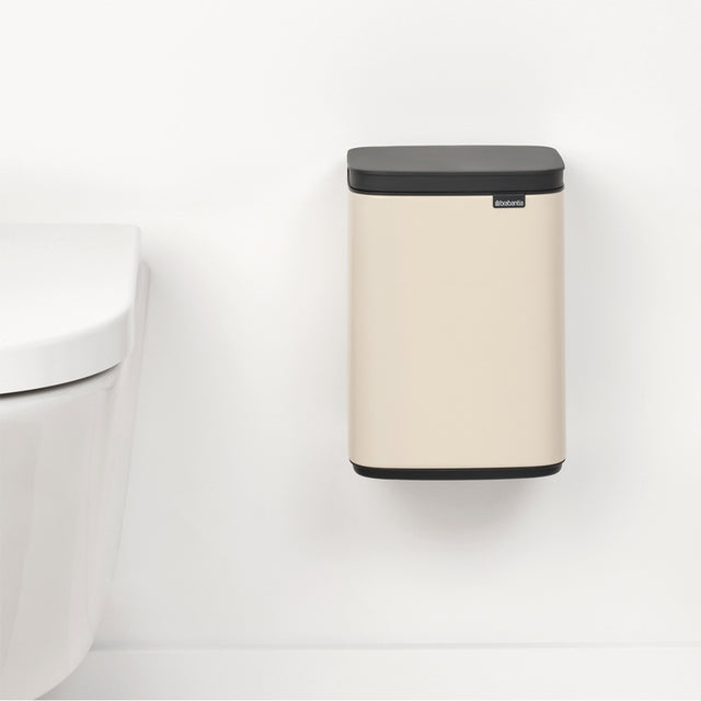 Basurero Bo 4 Lt Soft Beige