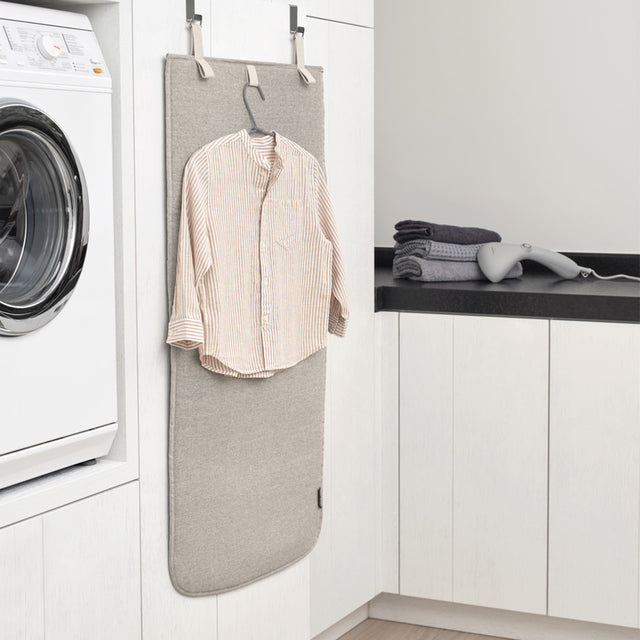 Manta planchado vapor para puerta Grey