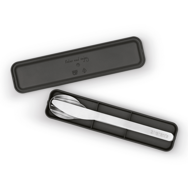Set 3 Cubiertos Make & Take Dark Grey