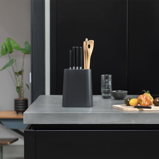 Soporte Bloque para cuchillos y utensilios Dark Grey