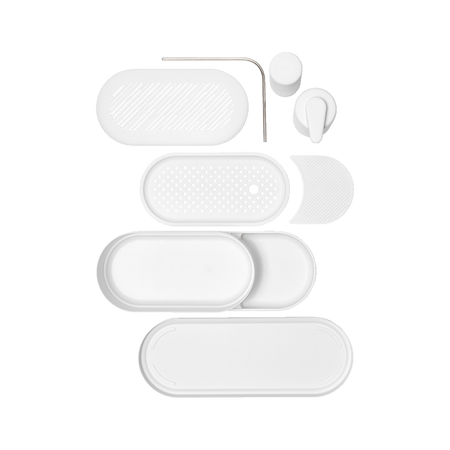 Set Organizador x3 SinkStyle Fresh White