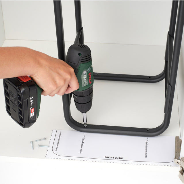 Basurero Sort & Go 2 x 30 Lt Dark Grey & Jade Green