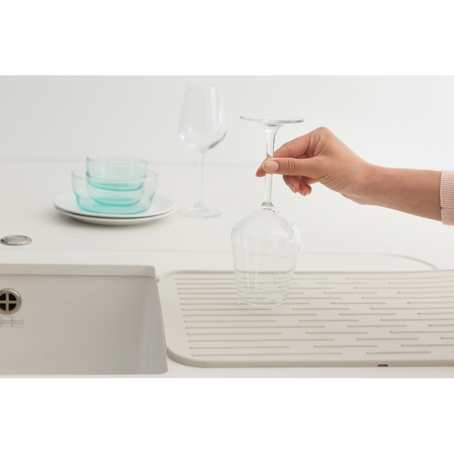 Bandeja secaplatos de silicona SinkSide Light Grey