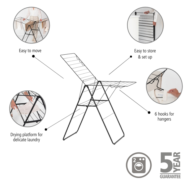 Tendedero HangOn 20 Mt Matt Black