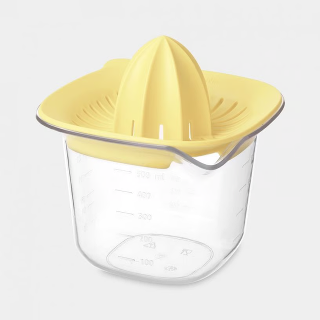 Exprimidor con vaso Medidor Tasty+ 500ml Vanilla Yellow