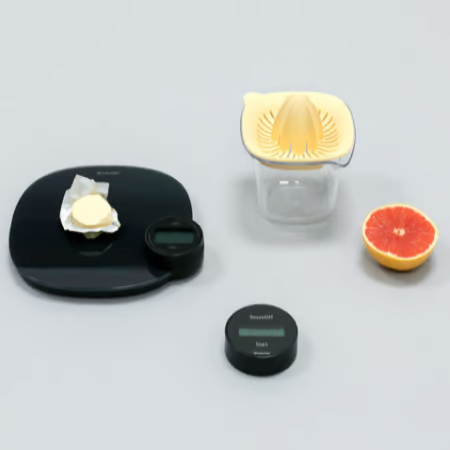 Exprimidor con vaso Medidor Tasty+ 500ml Vanilla Yellow