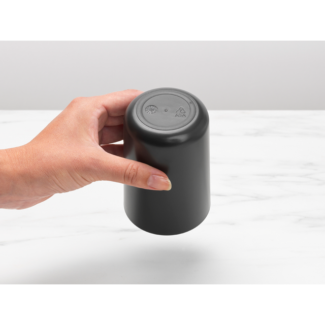 Vaso para cepillos de dientes ReNew Dark Grey