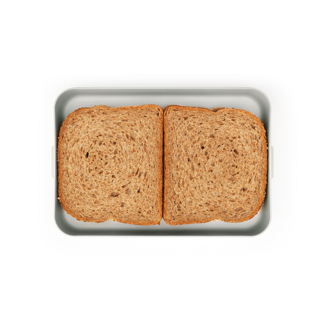 Contenedor para almuerzo Make & Take Plano Light Grey