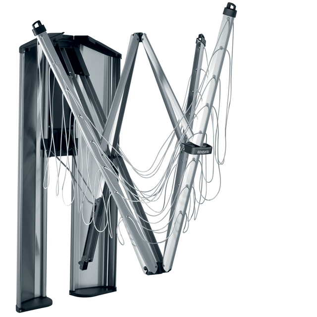 Tendedero Wallfix 24 Mt + caja protectora Metallic Grey