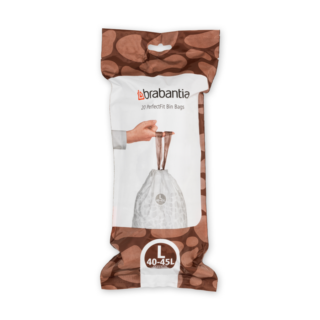 Bolsas de basura PerfectFit L 45 Lt
