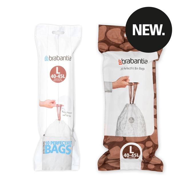 Bolsas de basura PerfectFit L 45 Lt