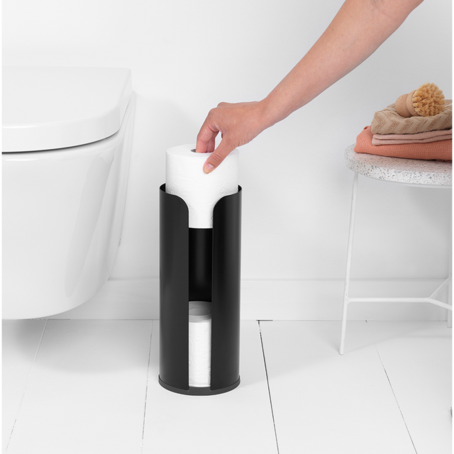 Dispensador de rollos de papel ReNew Matt Black