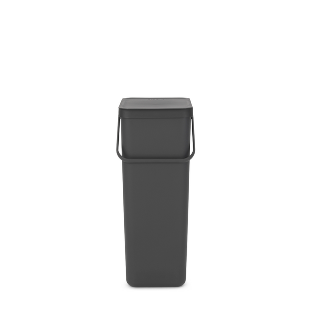 Basurero Reciclaje Sort & Go 40 Lt Grey