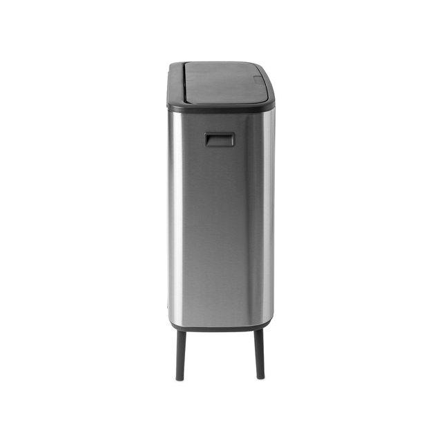 Basurero Bo Touch Hi 2 x 30 Lt Matt Steel Fingerprint Proof