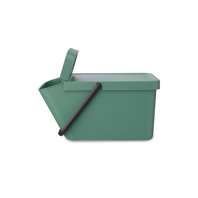 Basurero apilable Sort & Go 20 Lt Fir Green