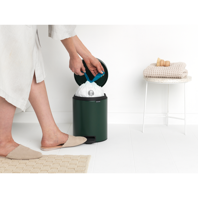 Basurero Pedal NewIcon 5 Lt Pine Green