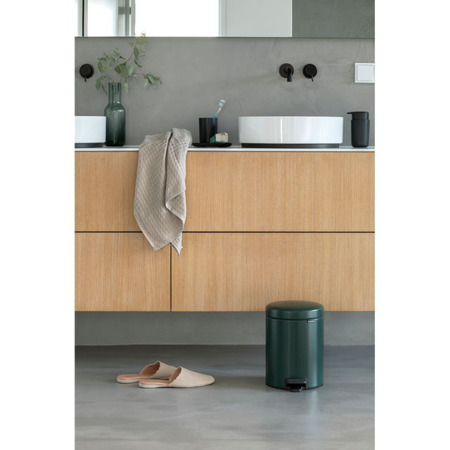 Basurero Pedal NewIcon 5 Lt Pine Green