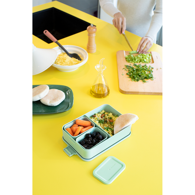 Contenedor para almuerzo Make & Take Bento Grande Jade Green