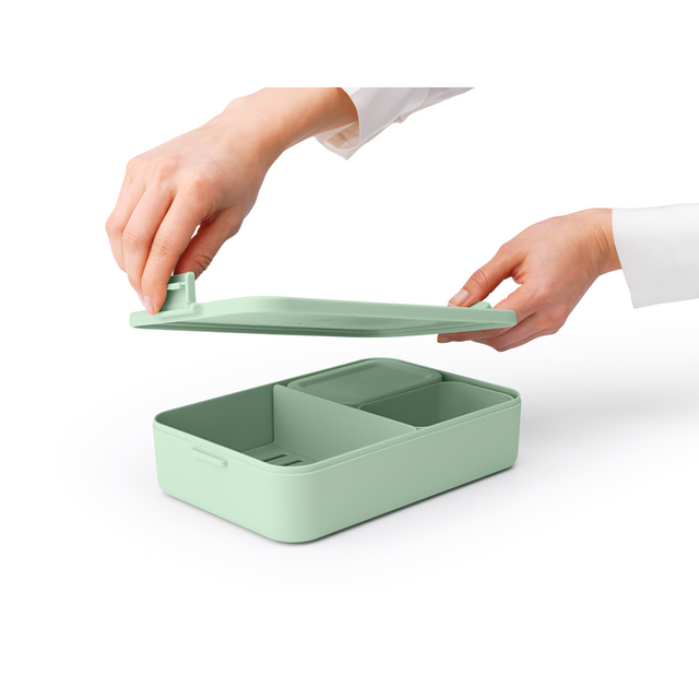 Contenedor para almuerzo Make & Take Bento Grande Jade Green