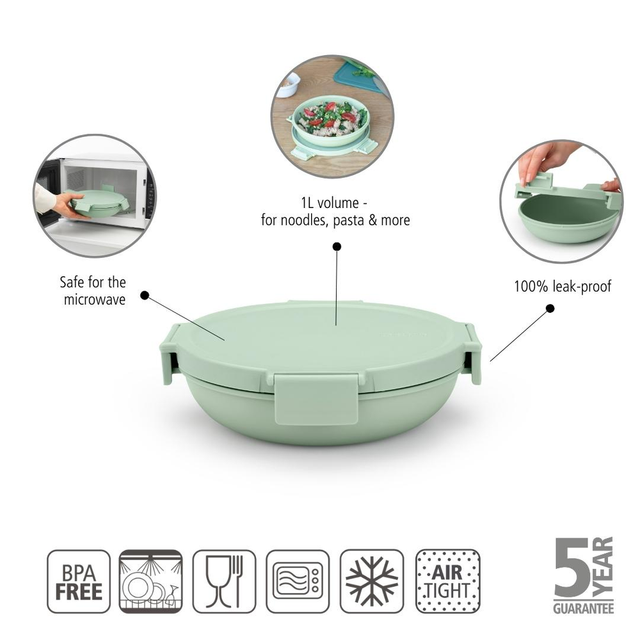 Pack Contenedores Almuerzo Mediano Jade