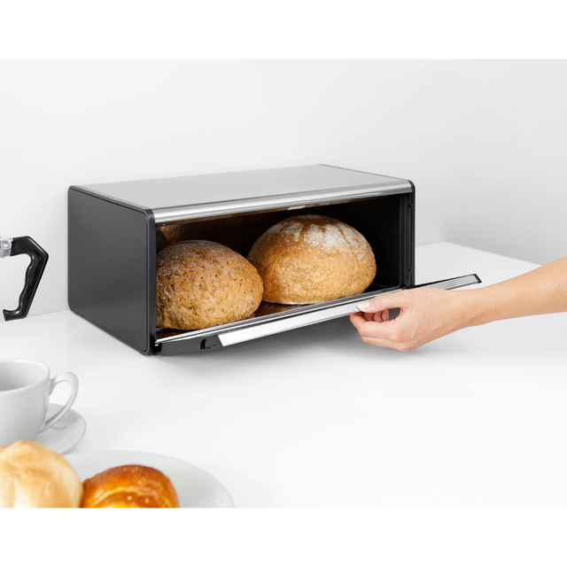 Panera de tapa abatible Matt Steel Fingerprint Proof