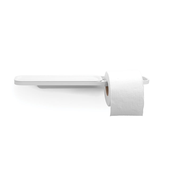 Portarrollos con estante MindSet White
