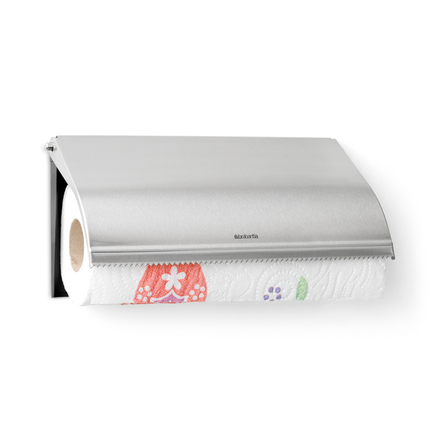 Porta Rollo papel de cocina de pared Matt Steel