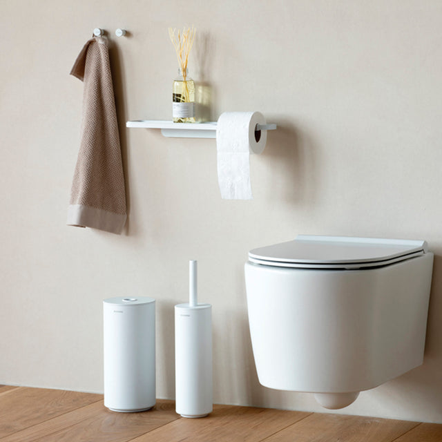 Portarrollos con estante MindSet White