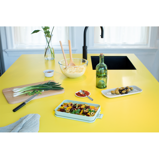 Contenedor para almuerzo Make & Take Plano Jade Green