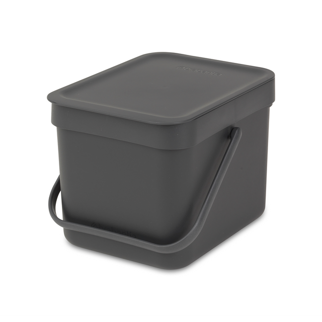 Basurero Sort & Go 6 Lt Grey