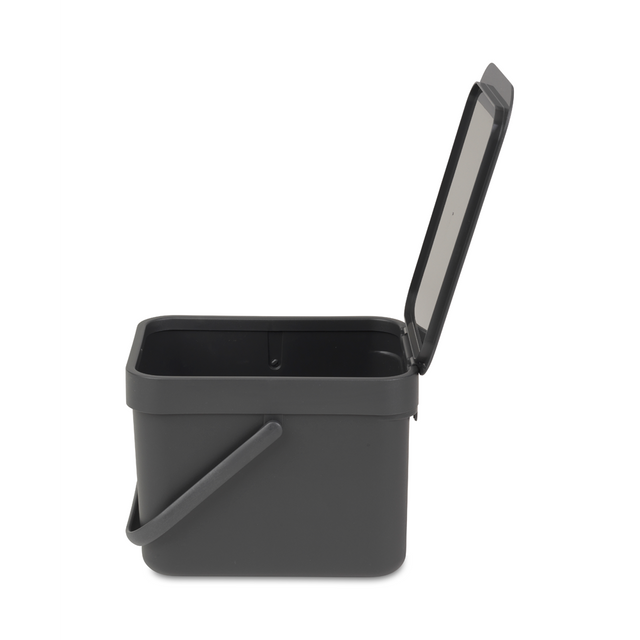Basurero Sort & Go 6 Lt Grey