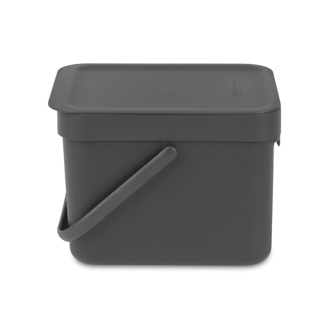 Basurero Sort & Go 6 Lt Grey