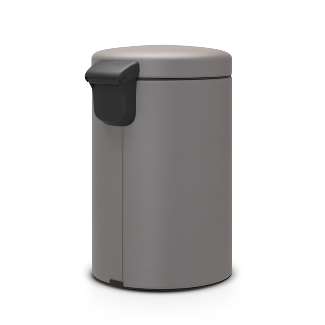 Basurero Pedal NewIcon 12 Lt Gris Mate