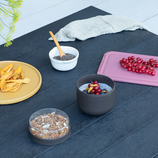 Bol de desayuno Make & Take 0,5L plástico - Dark Grey