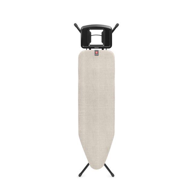 Tabla de planchar B, 124x38 cm, soporte sólido plancha vapor - Denim Grey