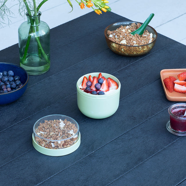 Bol de desayuno Make & Take 0,5L plástico - Jade Green