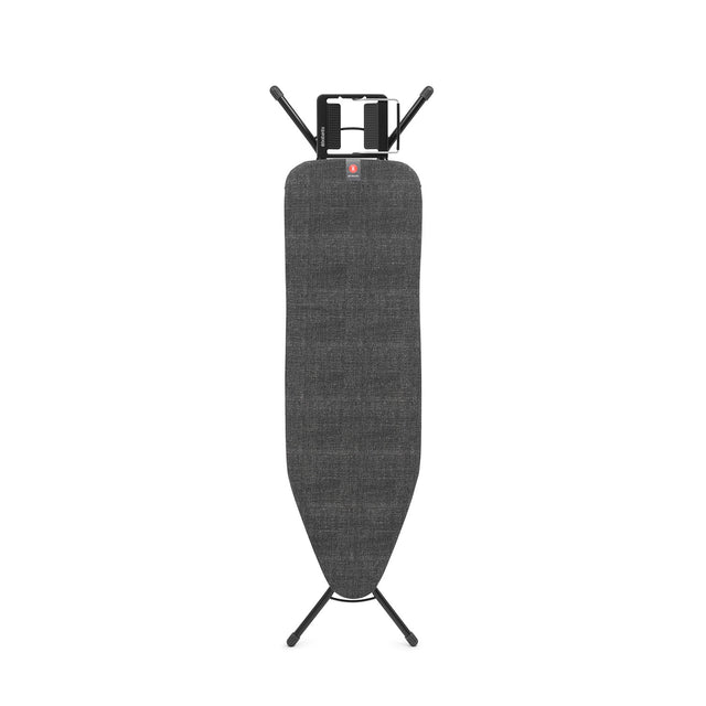 Tabla de planchar B, 124x38 cm, soporte plancha de vapor - Denim Black