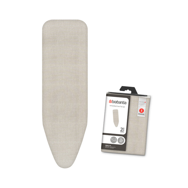 Funda mesa de planchar B, 124x38 cm, 2mm espuma - Denim Grey
