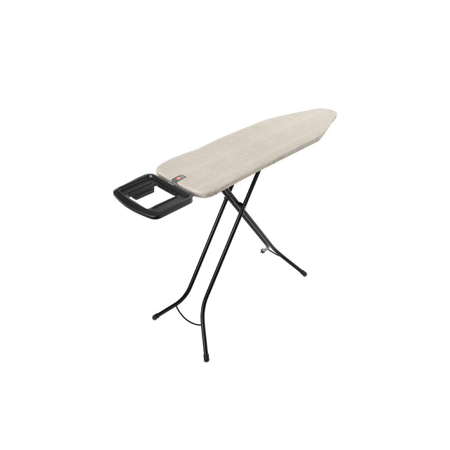 Tabla de planchar B, 124x38 cm, soporte sólido plancha vapor - Denim Grey