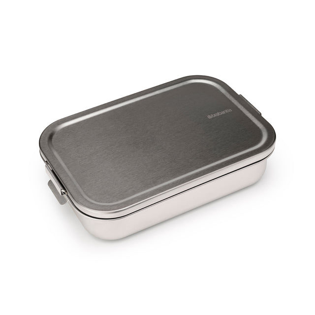 Contenedor para almuerzo Make & Take Bento grande acero inoxidable - Matt Steel