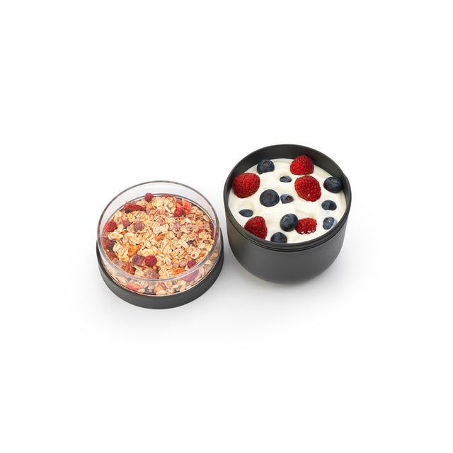 Bol de desayuno Make & Take 0,5L plástico - Dark Grey