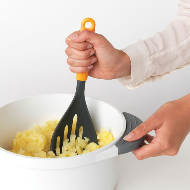 Triturador de patatas más cuchara Tasty+ - Honey Yellow