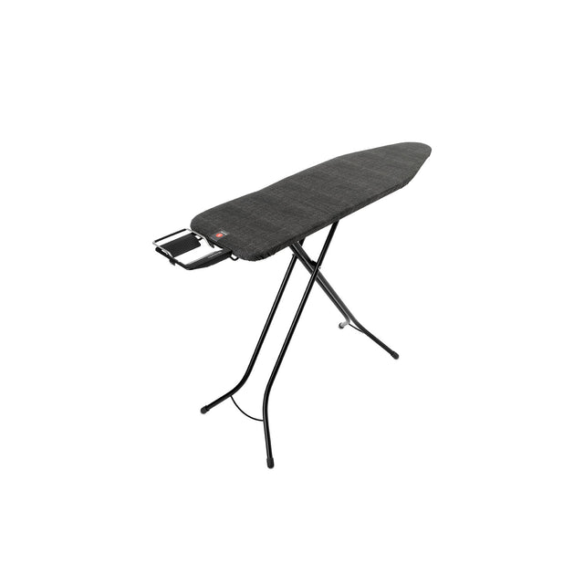 Tabla de planchar B, 124x38 cm, soporte plancha de vapor - Denim Black