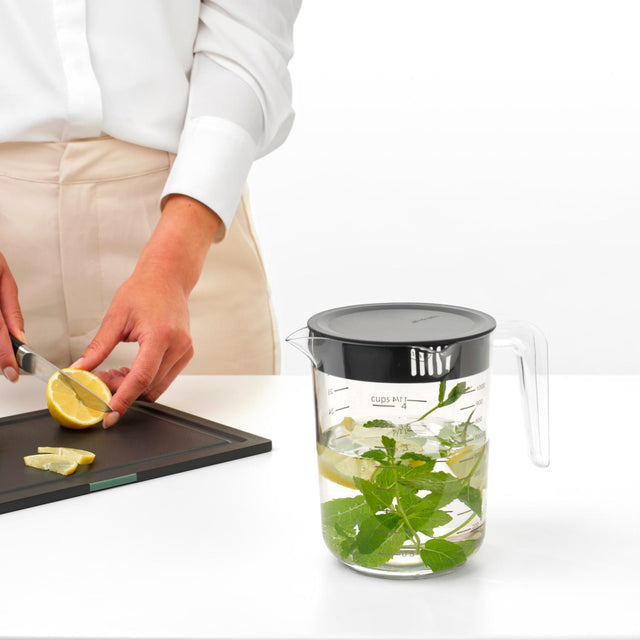 Jarra medidora Tasty juego de 2 - Transparent