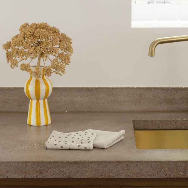 Set de 2 paños de Microfibra Sinkside 30x30 cm Beige