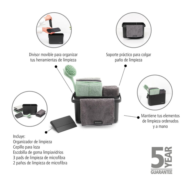 Juego de limpieza SinkSide - Dark Grey